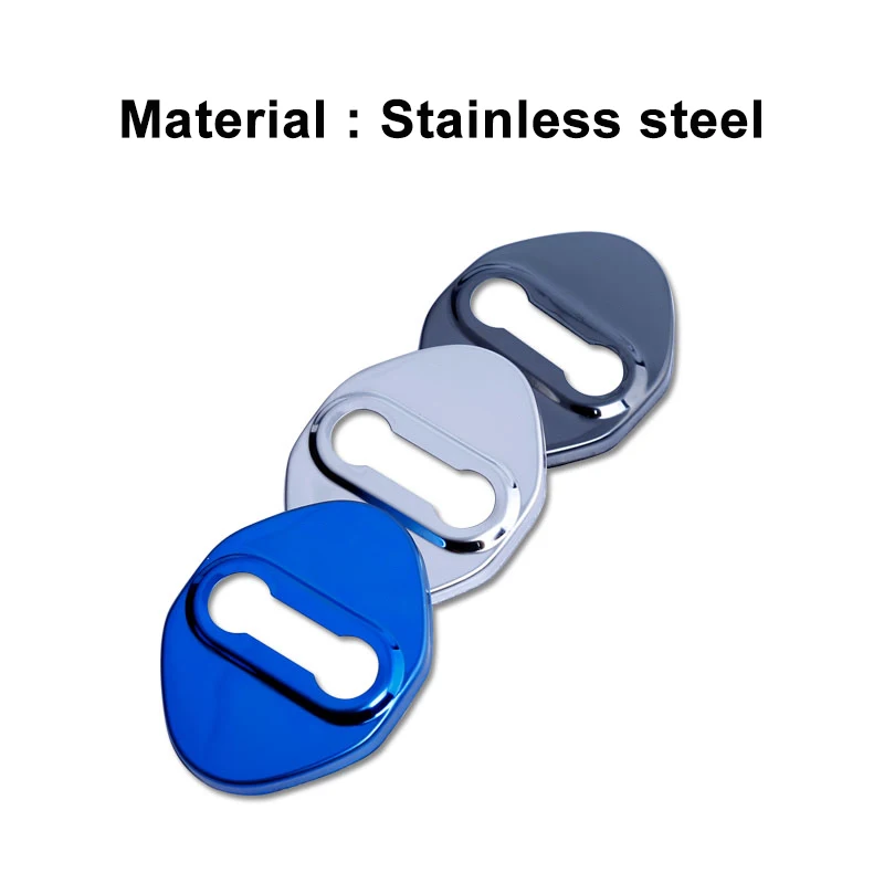 Крышка дверного замка автомобиля из нержавеющей стали для Toyota C HR CHR 2016 2017 2018