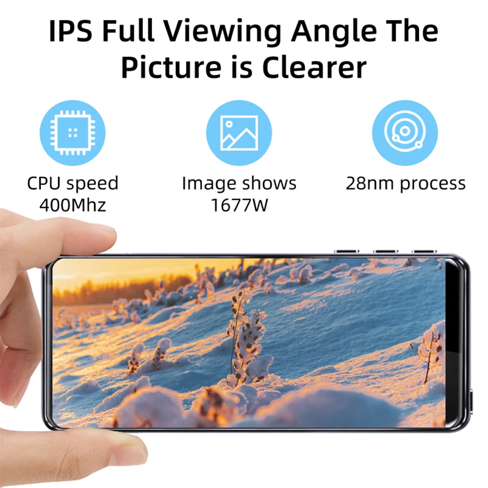 Deelife Bluetooth MP3 плеер и MP4 плееры с экраном FM радио Запись Встроенный 8 Гб динамик