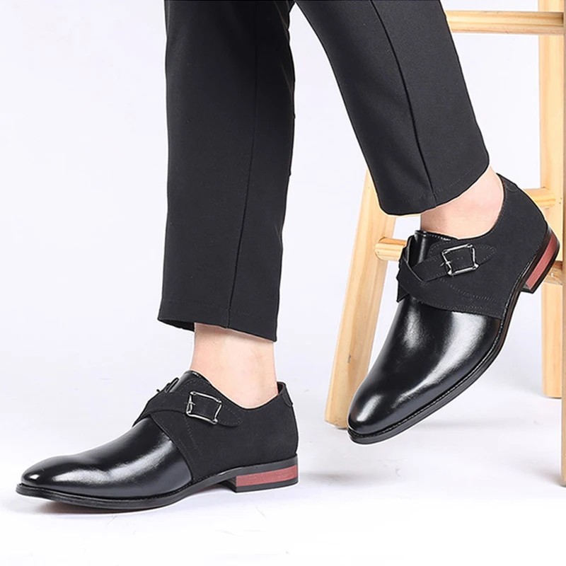 Туфли мужские классические кожаные деловой стиль повседневная обувь для мужчин