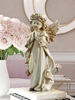 european retro angel ornaments are old figures american style resin living room furnishings and home porch decorations