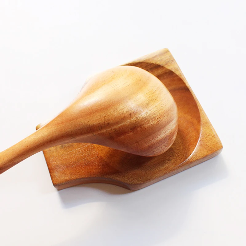 

2 Pcs Wood Spoon Rest,Kitchen Wooden Spoon Holder for Stovetop for Spatulas, Spoons, Tongs & More