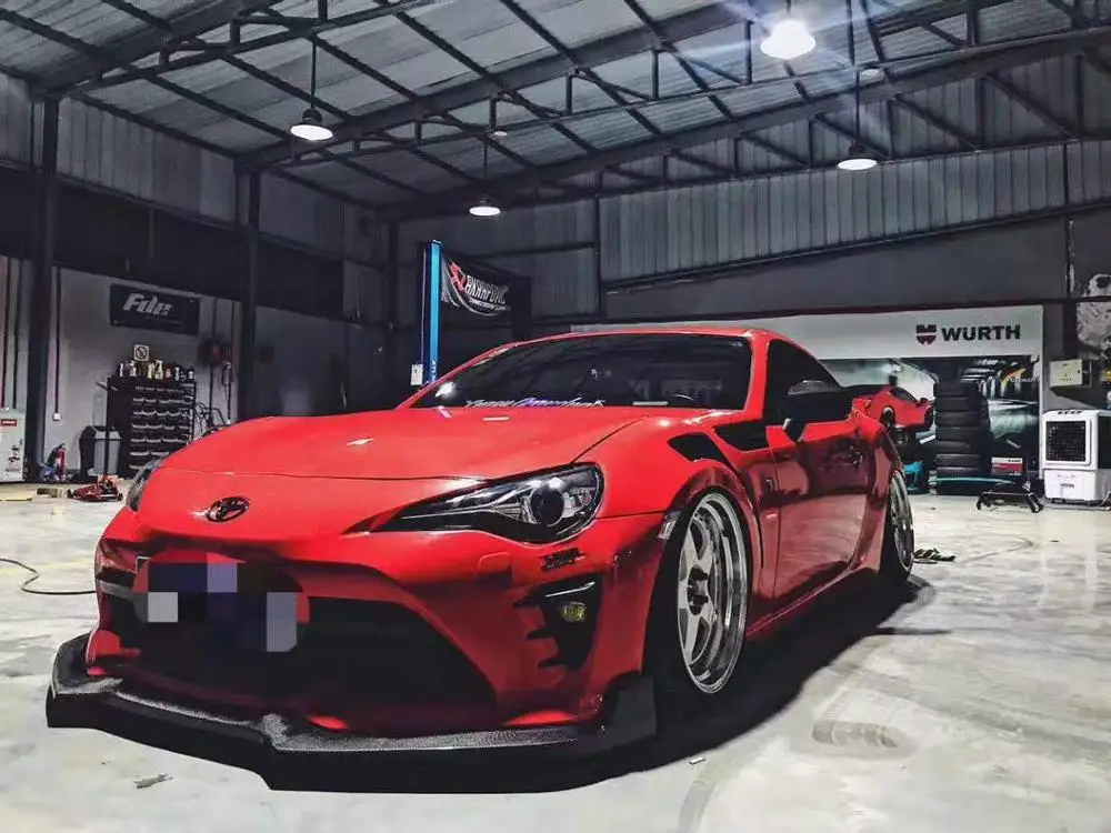 Углеродное волокно передний бампер спойлер автомобильный диффузор подходит для