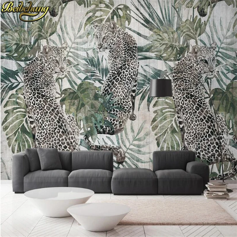 3d фотонаклейка с природным пейзажем тигра обои для гостиной детской комнаты