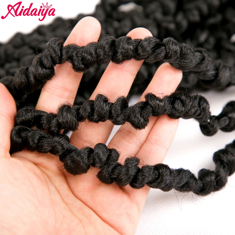 Aidaiya 16inch Passion Twist Hair Synthetic Freetress Water Wave Ombre Crochet Braid Extension Spring For Women |