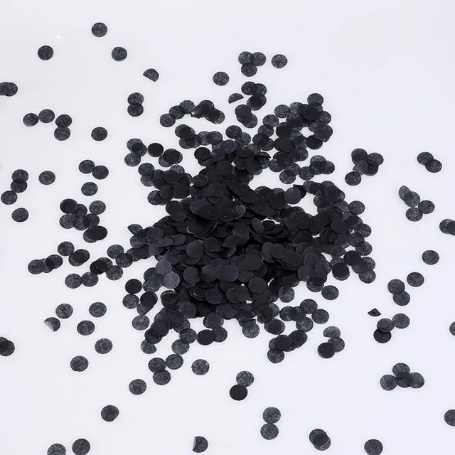 black confetti 36 дюймов, Прозрачный большой плоский шар, 10 г, Золотое конфетти, заполненный, сделай сам, набор, золотые майларовые хлопья, прозрачные воздушные шары, украшение для свадебной эмалировки - Цвет: black confetti