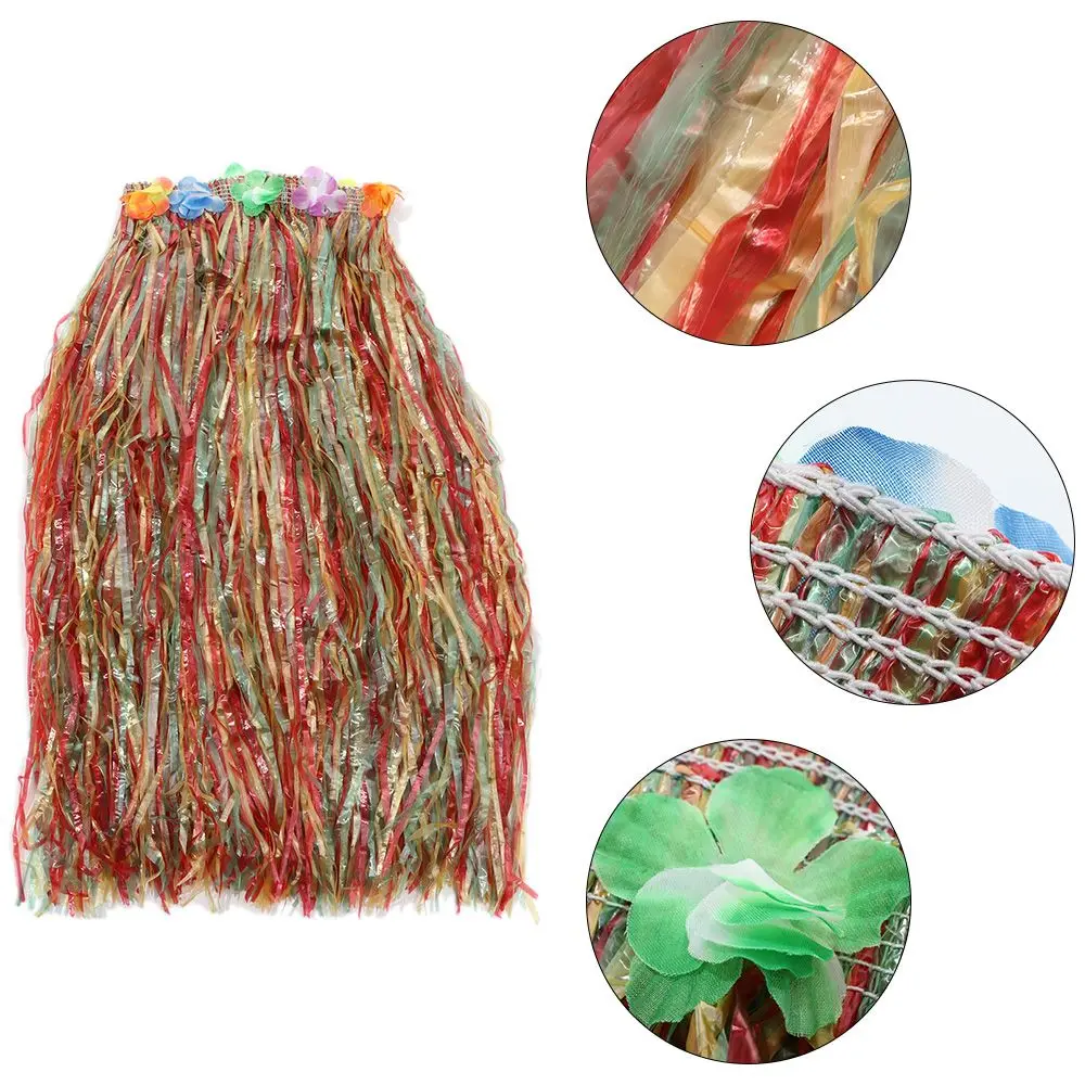 

5Pcs Hawaii Party Supplies Garland Party Accessories Headband Costume Hawaiian Hula Skirt Fancy Dress