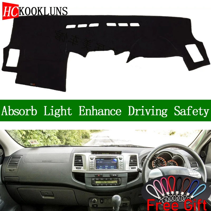 Наклейки на приборную панель для Toyota Hilux SW4 Fortuner 2005 2006 2007 2008 2014|Наклейки