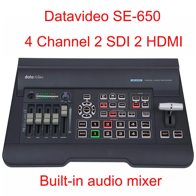 Datavideo SE 650 переключатель 4 канальный 2 SDI входа HDMI видео направленный Встроенный
