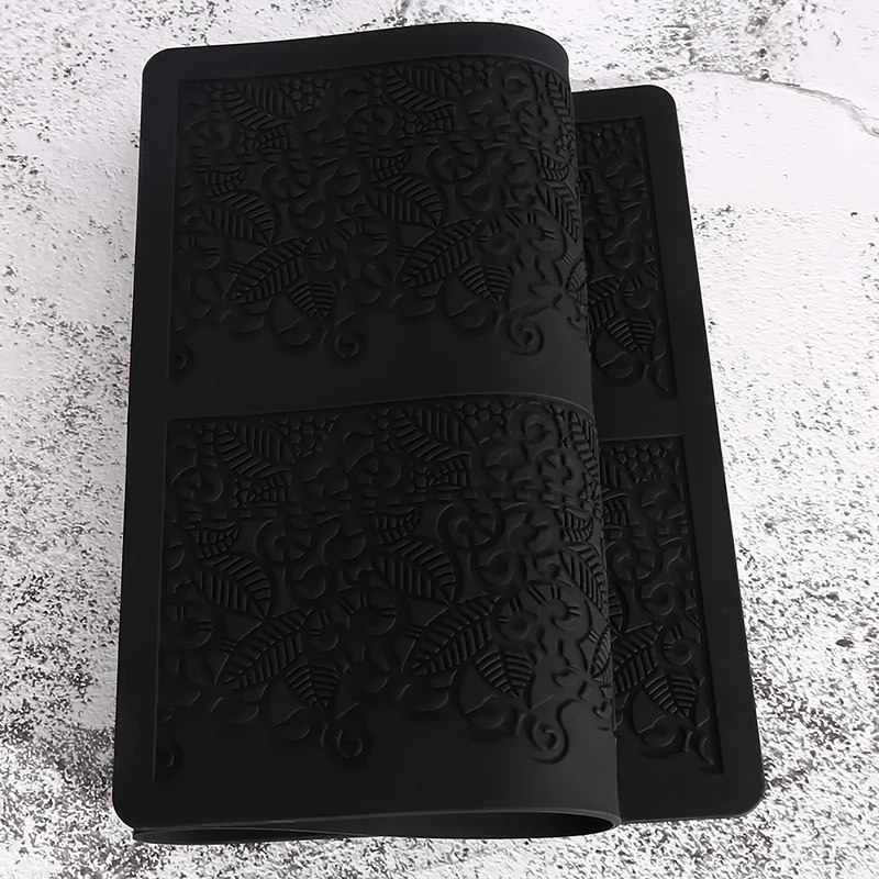 

Flower Lace Hollow Mold Cake Border Decoration Tools Fondant Cake 3D Mold Food Grade Silicone Mat Mould