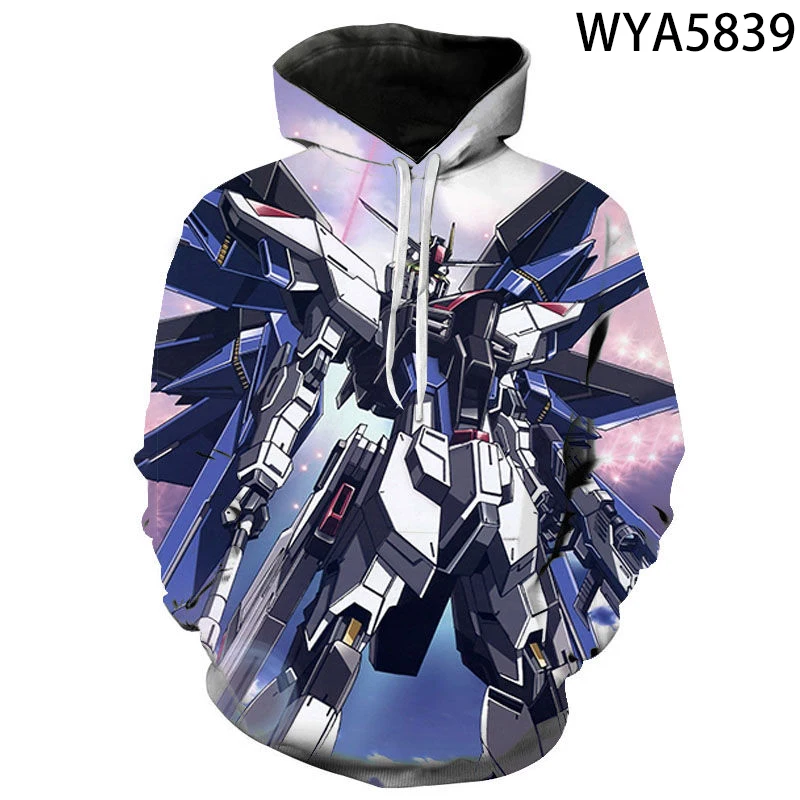 

The Gundam Hoodie 3D Printed Up Polyester Hip Hop Men Hooded Hoodie For Spring Autumn Sportswear