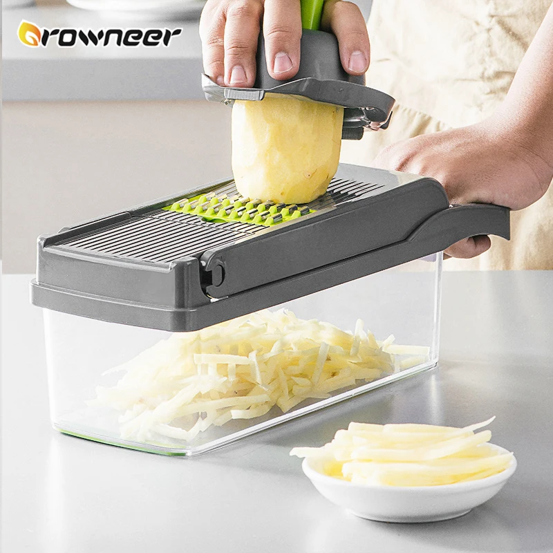 Многофункциональные ручные слайсеры зеркальный инструмент из нержавеющей стали