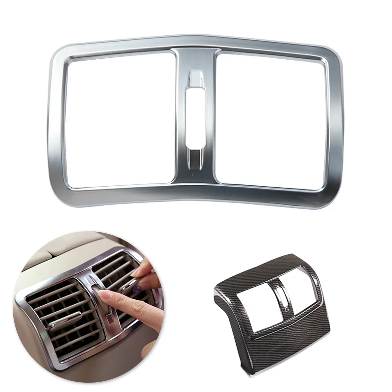 

For Mercedes Benz E Class W212 2012 2013 2014 2015 Car-styling Rear Air Condition Air Outlet Vent Cover Frame Trim