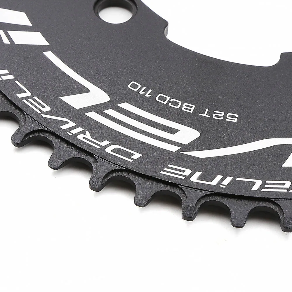 DRIVELINE CNC 52T шоссейный велосипед TT узкая широкая Звездочка 110BCD 9/10/11s | Спорт и