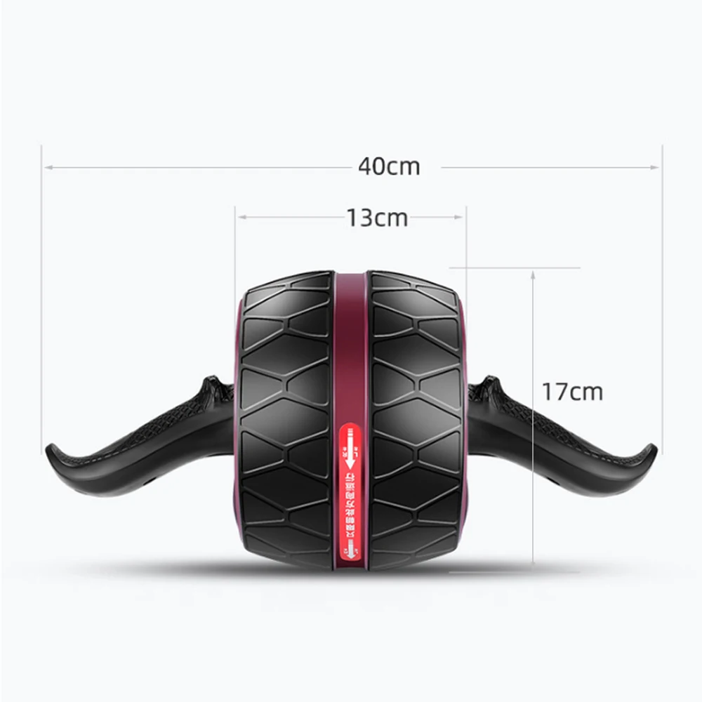

No Noise Abdominal Muscle Wheel Automatically Rebounds Home Abdomen Wheel Muscle Training Home Fitness Equipment Unisex X327A