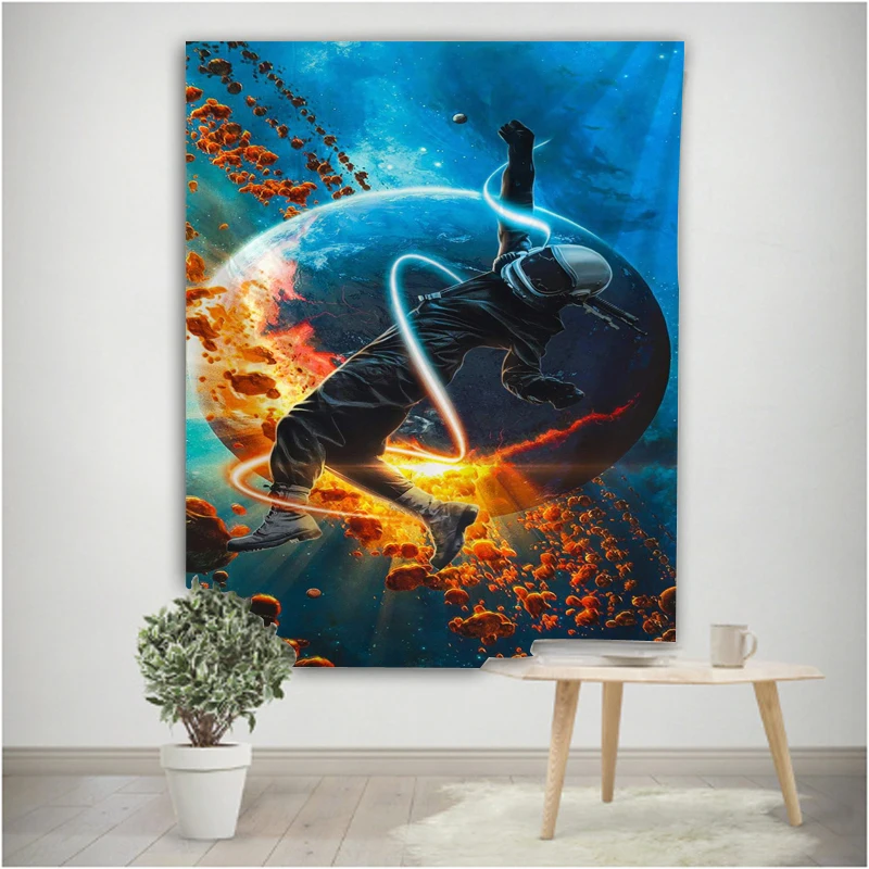 Астронавт Вселенная Звездное гобелен с изображением неба большой дешево