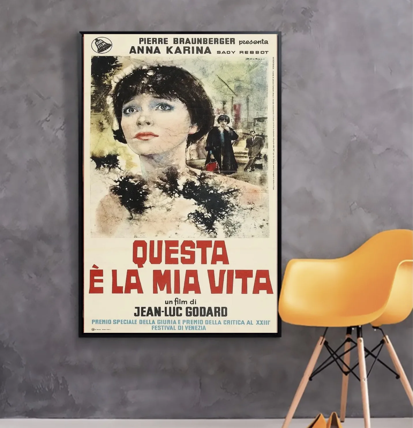 My Life to Live Vivre sa vie Film en douze tableaux Винтажный французский фильм декоративный постер