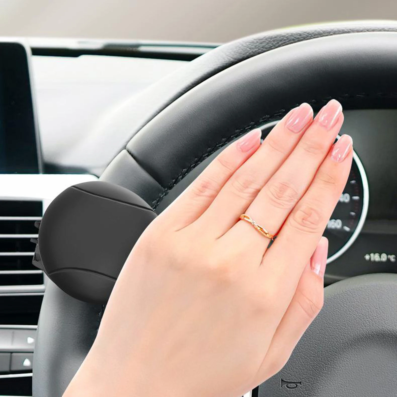 Силиконовая ручка на руль автомобиля Вращающаяся для всех автомобилей