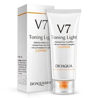 100 g korean v7 facial cleanser moisturzing nourishing pore skin whitening care product face cleanser exfoliating