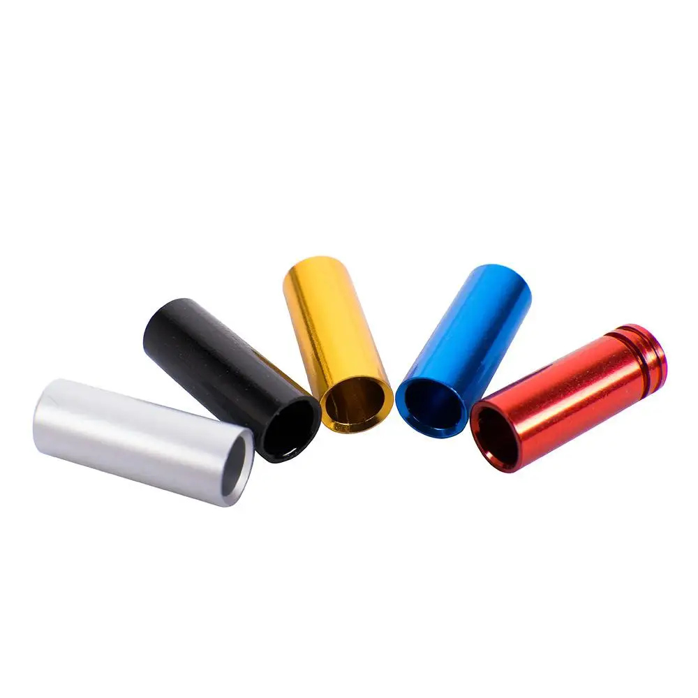 

Bike Brake Cable Tips Aluminum Alloy Bicycles Derailleur Shift Cable End Caps