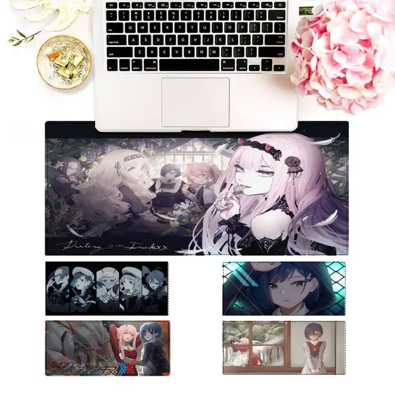 

Элегантный Коврик для мыши DarlingintheFranXX Ichigo, игровой коврик для клавиатуры, Настольный коврик для мыши, игровые аксессуары для Overwatch