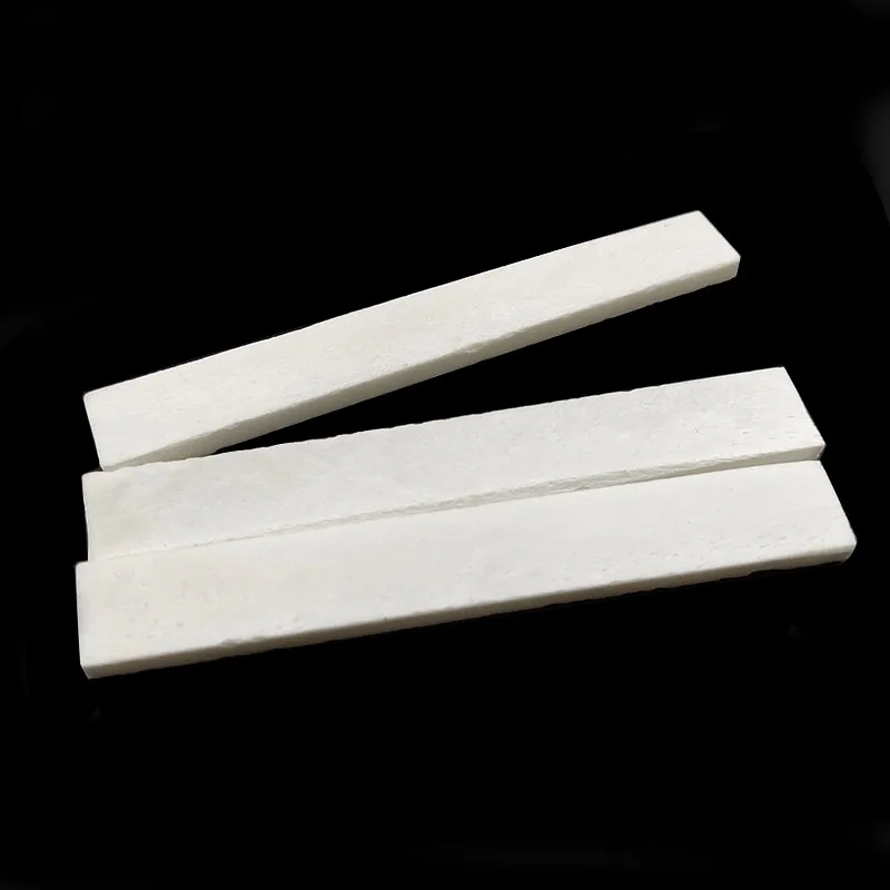 12 stücke reine knochen gitarre muttern sattel blank für elektrische bass acoustic klassische gitarre mandoline banjo ukulele gitarre teile