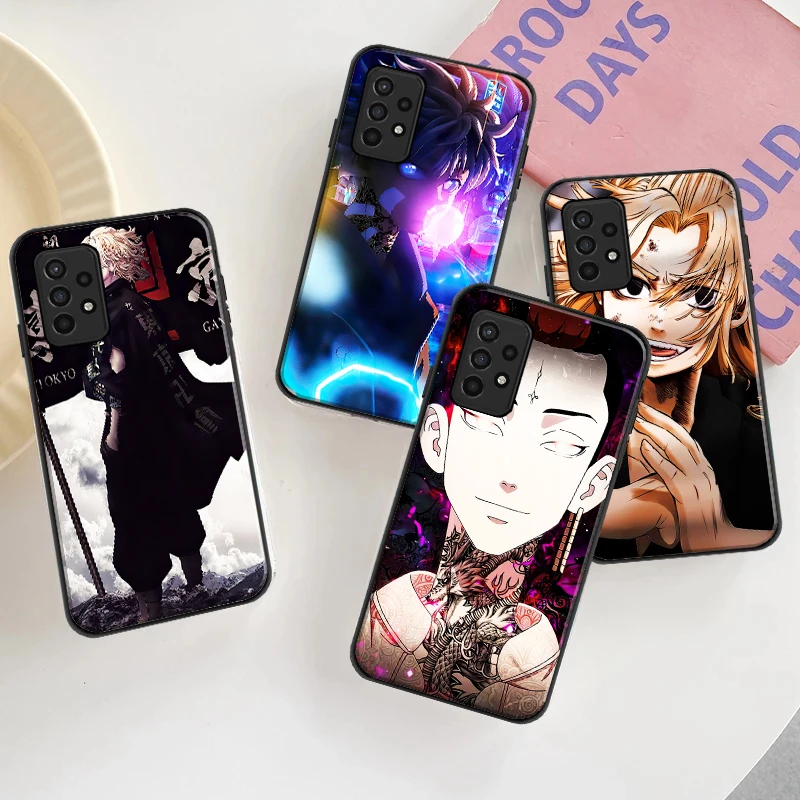 

Japanese anime Tokyo Revengers Phone Case For Samsung Galaxy A11 A21S A31 A32 A41 A42 A51 A52 A71 A72 Soft silicone Cover Fundas