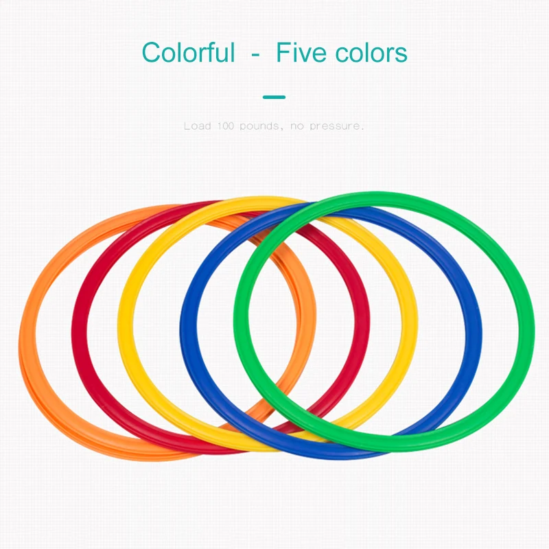 

Hopscotch Ring Game Connectors Multi-Colored Play Set for Home Outdoor Children Kids YH-17