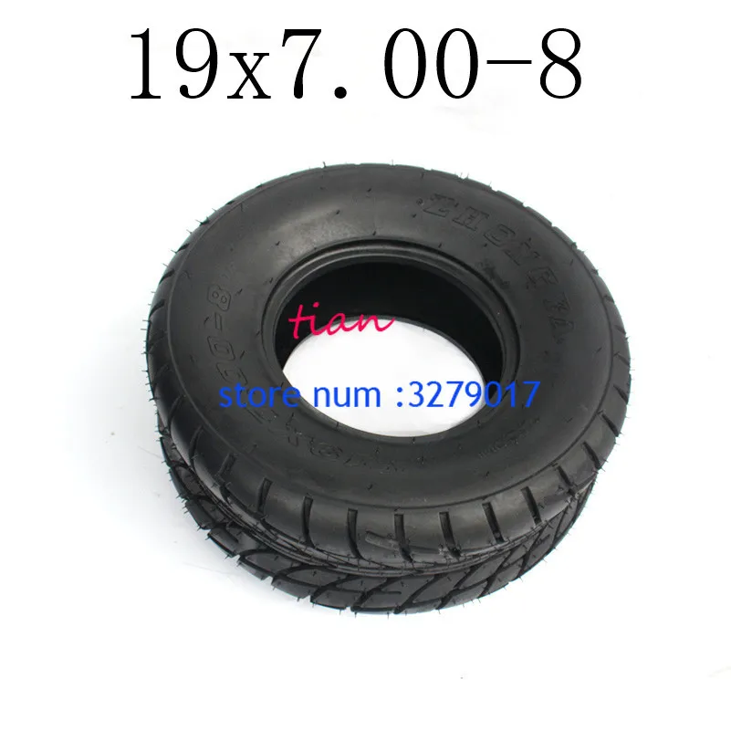 

Hot Sale High Performance GO KART KARTING ATV UTV Buggy 19X7.00-8 Inch Wheel Tubeless Tyre Tire