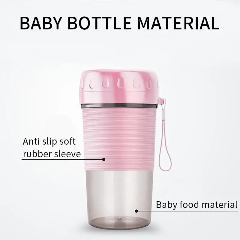 Новая портативная соковыжималка USB 300 мл домашняя перезаряжаемая зеркальная