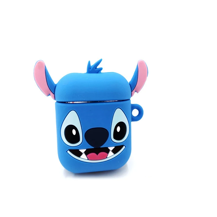 

New Disney Lilo Stitch Airpods Case Silicone Funny Novelty Earphones Waterproof Cover for Airpod pro or 1/2
