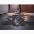 Скандинавский арт, животное, кошка, тигр, отражающий модуль, картина, HD печать, Забавный постер для офиса, гостиной, спальни, украшение для дома