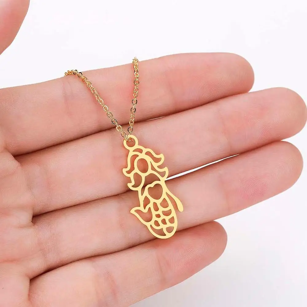 Чандлер оригами для ручной работы животное ожерелье из нержавеющей стали