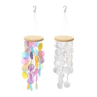 handmade wind chimes natural capiz shell wind chime melodious pleasant sound symbol of love waiting memorable gift for gra