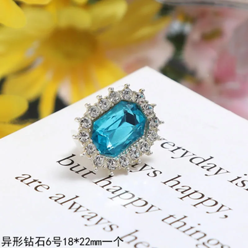 

2021 new shoe buckle retro zircon accessory decoration pendant shoe flower ocean beloved accessory