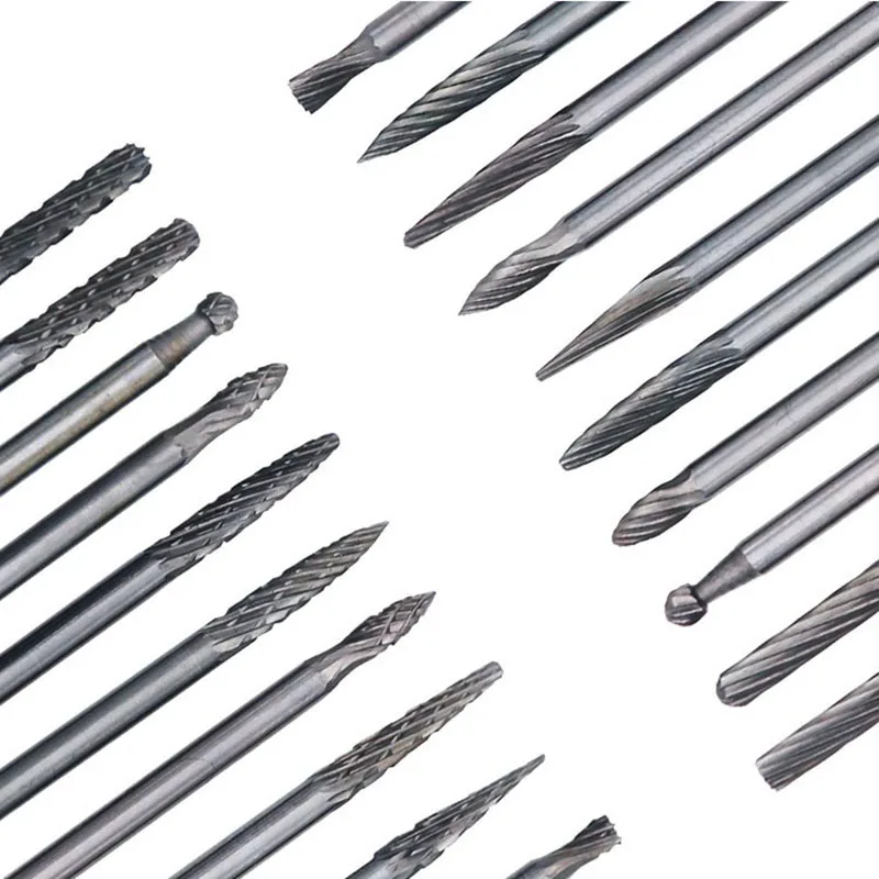 

3mm HRC70 Tungsten Steel Carbide Rotary Burr Die Grinder Drill Bits Power Tools