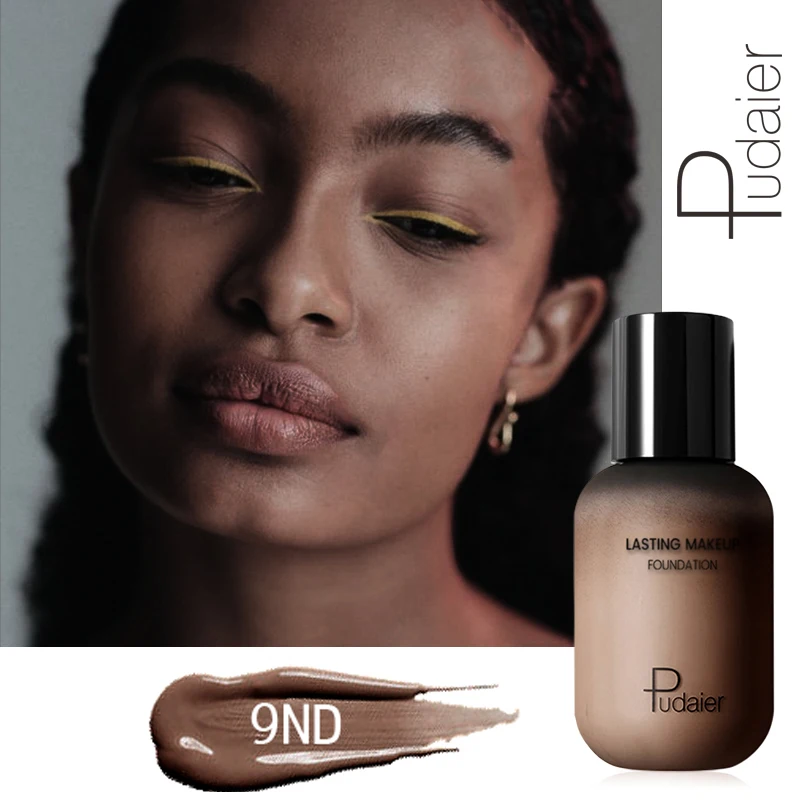 40 мл Pudaier Жидкая основа для макияжа темного цвета сокрытия полное покрытие