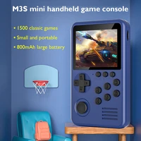 m3s mini game machine children handheld retro game console for kids player more than 1500 kinds of free games