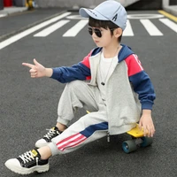 baby clothes kids clothing baby boy clothing spring and autumn style boys two piece sportswear with zipper kids suits boys