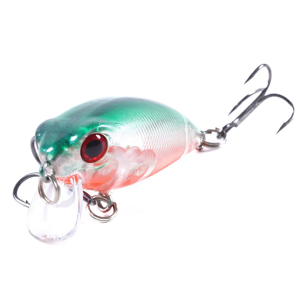 

1Pcs 2021 Luya Mini Wobble Fatty 400mm 3.5G Blackmouth Bass Lure Artificial Bait High Quality Plastic Fishing Gear 3D Fish Eyes
