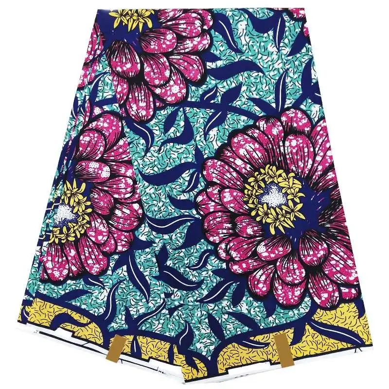 Горячая Распродажа ткань с африканскими восковыми принтами высокое качество