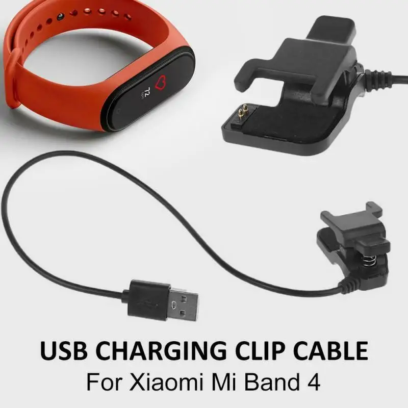 Сменный зарядный кабель USB для быстрой зарядки и передачи данных Xiaomi Mi Band 4/ 3 Miband4
