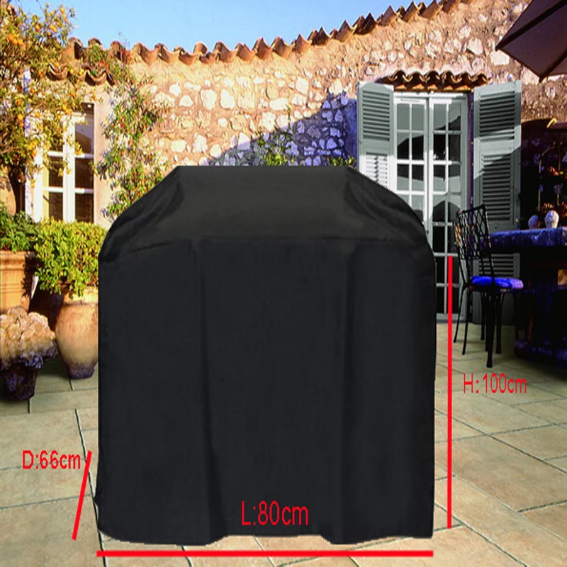 

Universal BBQ Grill Cover,custom Gas Barbecue Grill protective cover,Black color Waterproofed,outdoor furniture cover