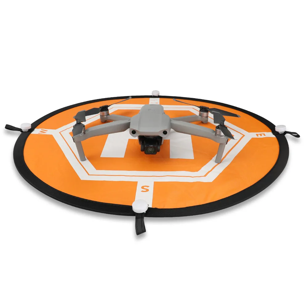 

21.65inch Drone Landing Pad Anti Scratch Double Sided With 4 LED Light RC Quadcopter Accessories Helipad For DJI Mavic Air 2