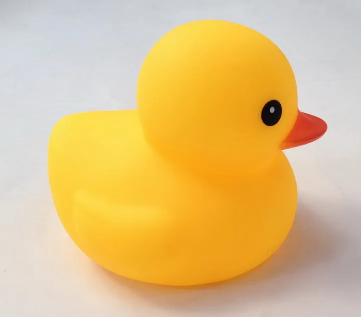 Утка плавающая вода игрушки Мягкая плавающая резиновая утка сжимает звук скрипучий Купание игрушка для детской ванны игрушки животных