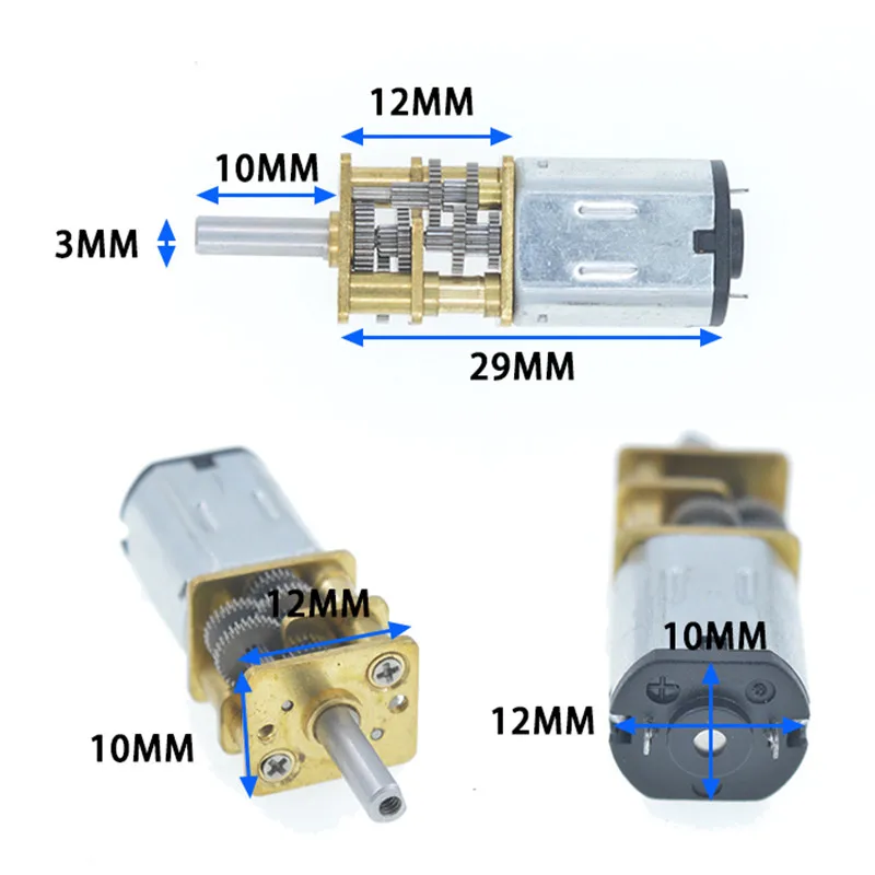 Электродвигатель с микро-редуктором N20 5/10/20 об/мин 3 в 6 12 В постоянного тока |