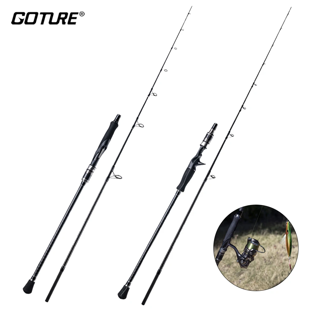 Goture REGAUL Lure Rod 1.83m 1.98m Fishing Rod ML M MH 2 Sections Professional Spinning Rod Casting Rod Sea Fishing Tackle