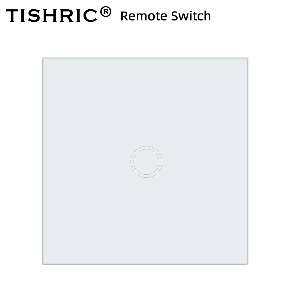1c remote TISHRIC RF пульт дистанционного управления 433 МГц передатчик настенная панель липкий умный/Google домашняя работа с SONOFF RF/T1/T2/Bridge/4CH PRO r2 - Комплект: 1c remote