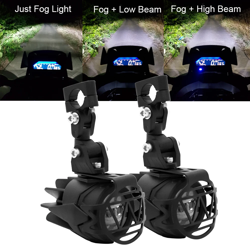 Универсальные светодиодные противотуманные фары для мотоцикла 40 Вт BMW R1200GS F800GS