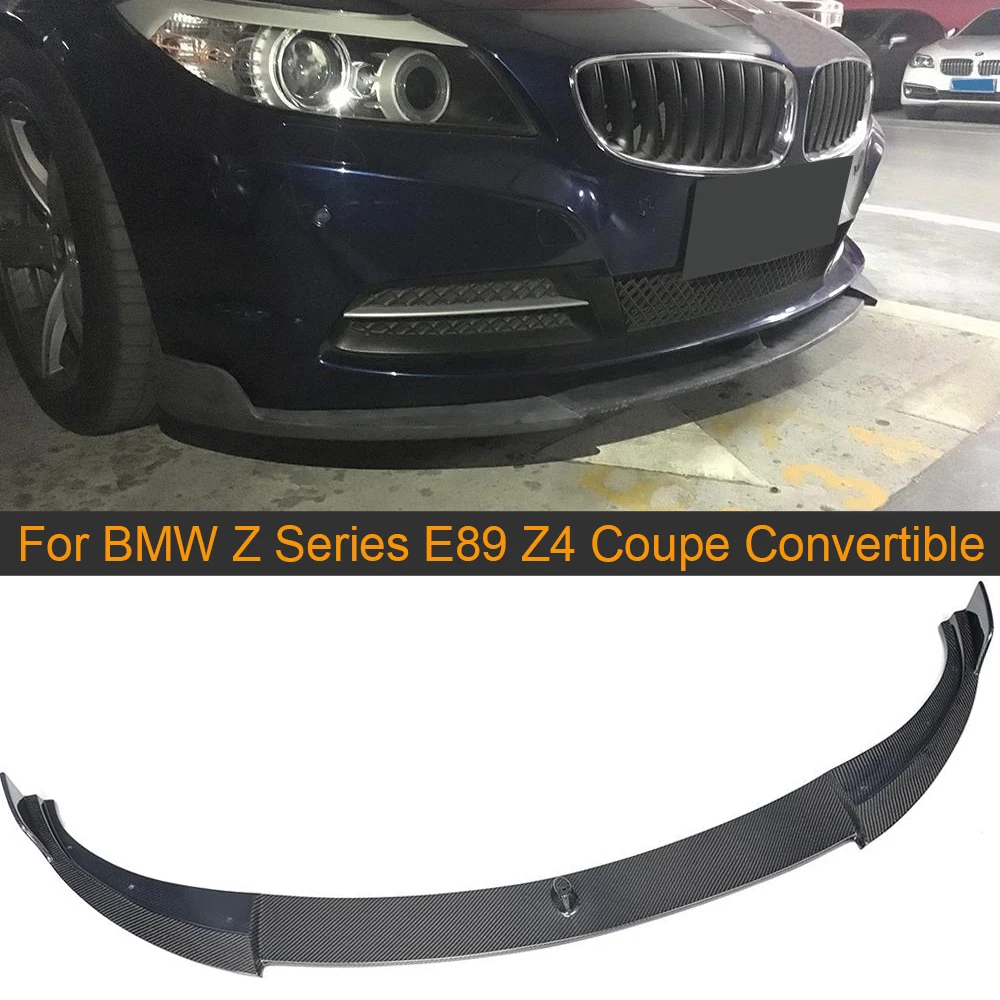 Автомобильный передний спойлер из углеродного волокна для BMW Z Series E89 Z4 купе 2