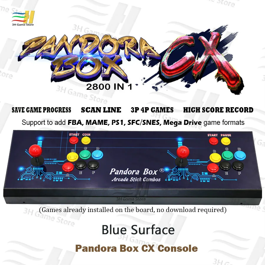 Новая игровая приставка Pandora box CX 2800 в 1 Игровая для игры может сохранять высокую